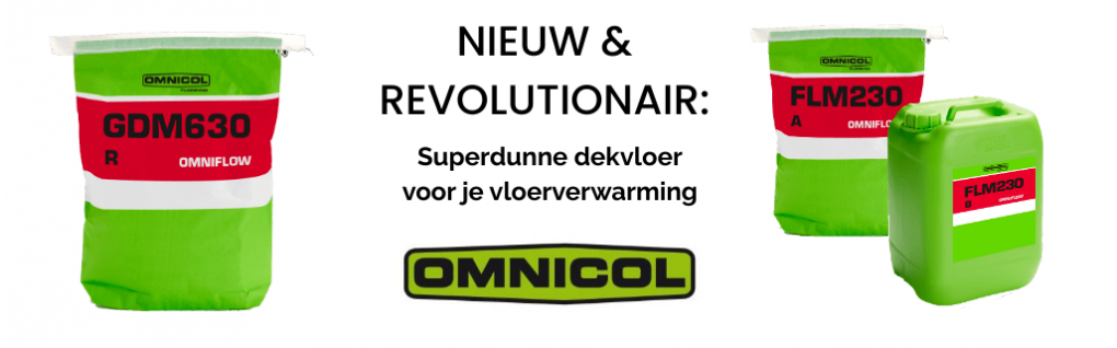 Slim alternatief voor cement - Omnicol Gietdekmortel